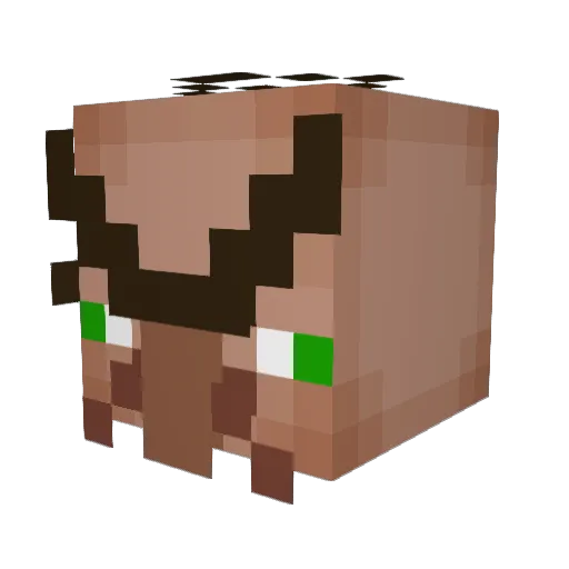 plaplapus Minecraft avatar head, 3D render