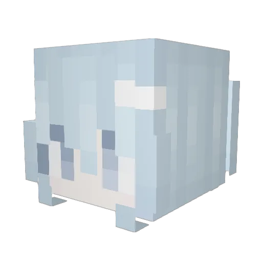 plare_ Minecraft avatar head, 3D render