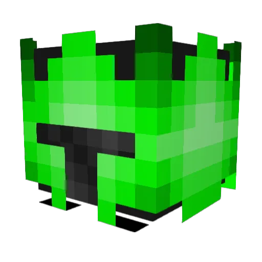 plasma198 Minecraft avatar head, 3D render