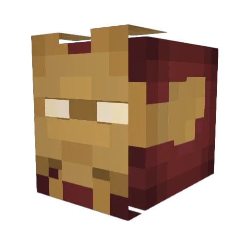 plasmapanda101 Minecraft avatar head, 3D render
