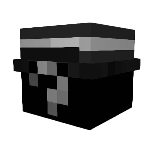 plaster12367 Minecraft avatar head, 3D render