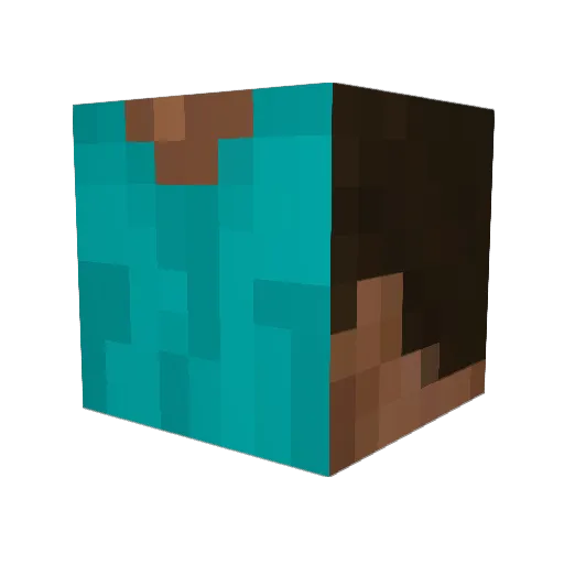 plataneiro Minecraft avatar head, 3D render