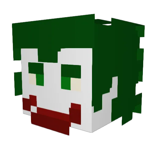 platanoweon Minecraft avatar head, 3D render
