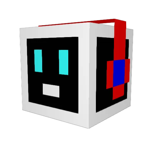 play711 Minecraft avatar head, 3D render