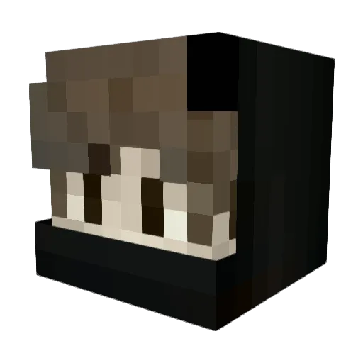 play_moonmoon Minecraft avatar head, 3D render
