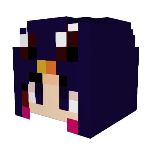 play_with_earth Minecraft avatar head, 3D render
