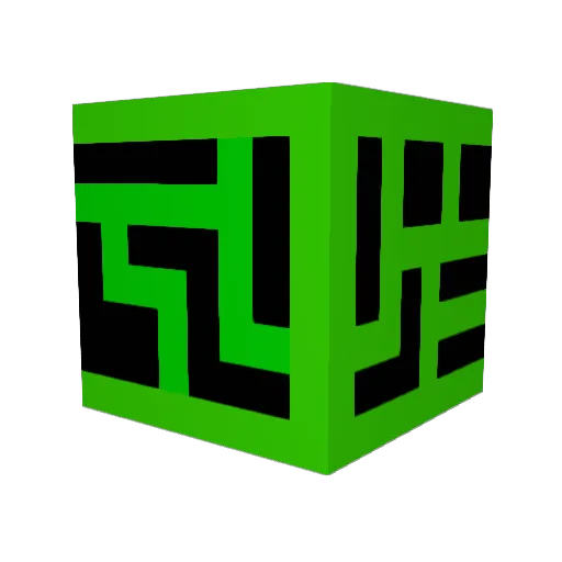 playamaiki Minecraft avatar head, 3D render