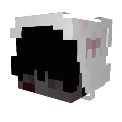 playboIlevi Minecraft avatar head, 3D render