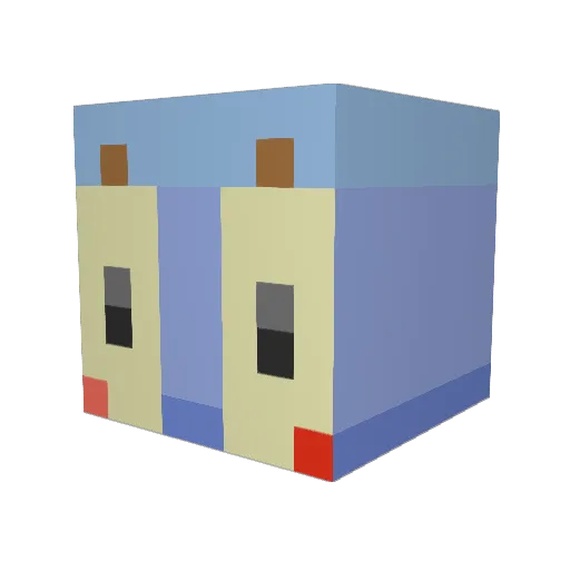 playboibathi Minecraft avatar head, 3D render