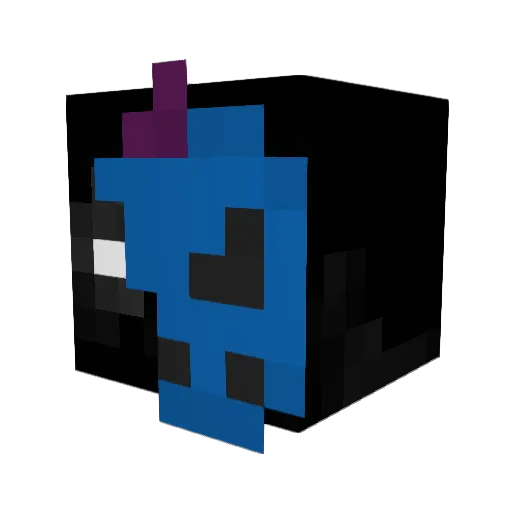 playboipain Minecraft avatar head, 3D render