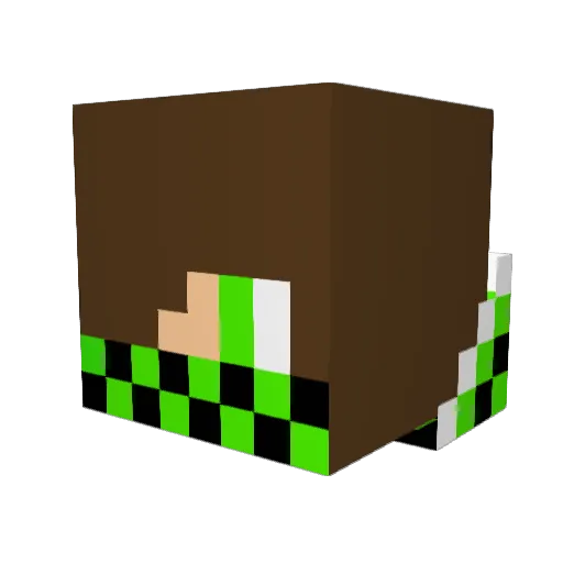 playboy1712 Minecraft avatar head, 3D render