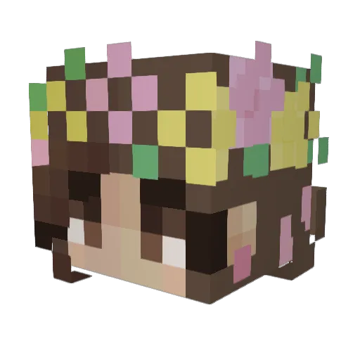 playedig21 Minecraft avatar head, 3D render