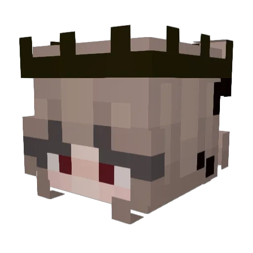 player020 Minecraft avatar head, 3D render