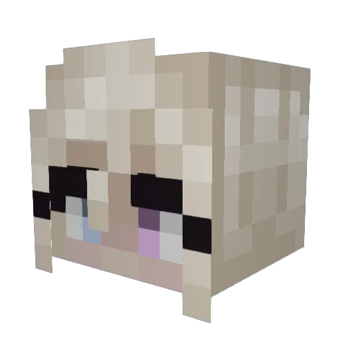 player66887 Minecraft avatar head, 3D render