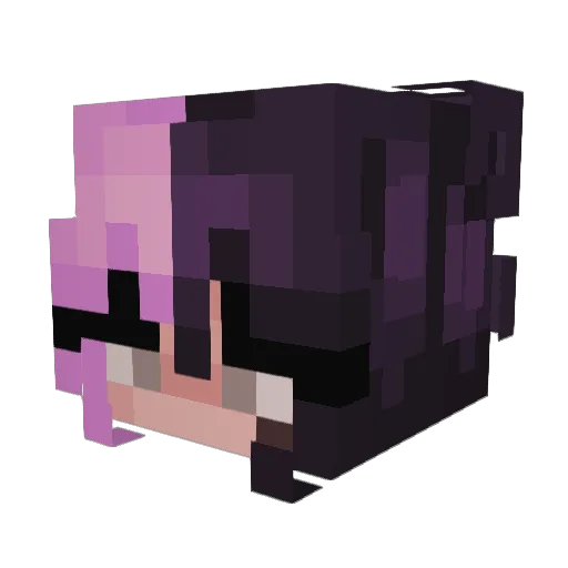 player7aj Minecraft avatar head, 3D render