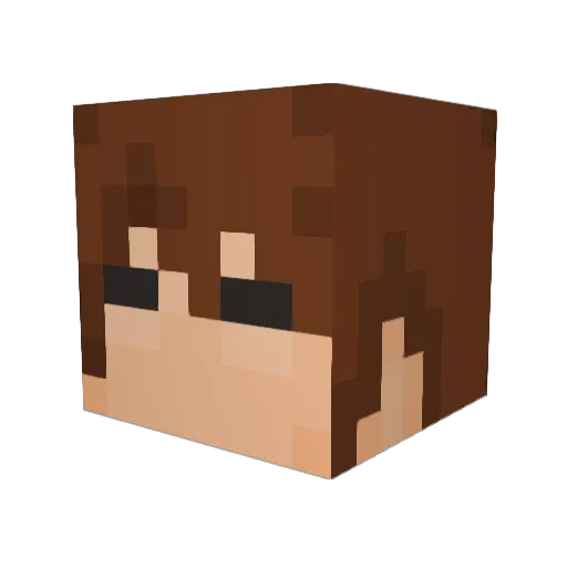 playerdemo32 Minecraft avatar head, 3D render
