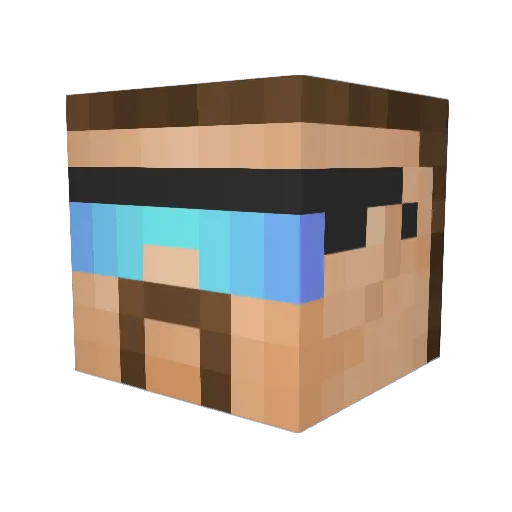 playerma8 Minecraft avatar head, 3D render