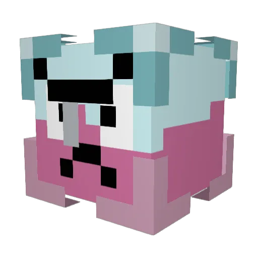 playjyn Minecraft avatar head, 3D render