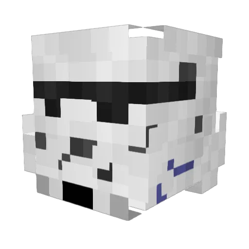 playstyashon Minecraft avatar head, 3D render