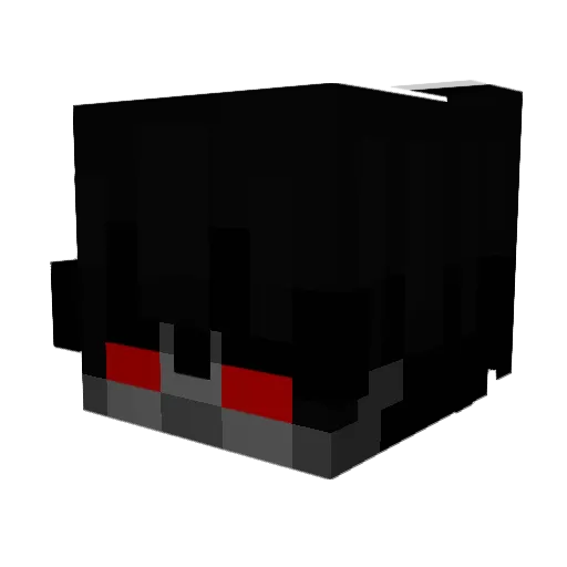 plazmu Minecraft avatar head, 3D render
