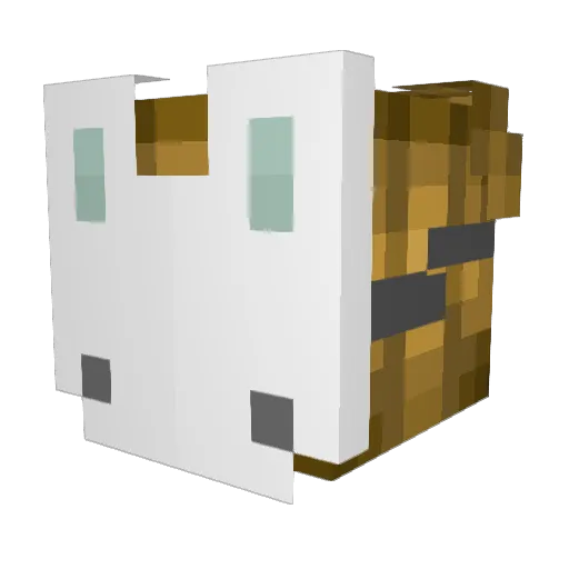 pleaseXANNY_ Minecraft avatar head, 3D render
