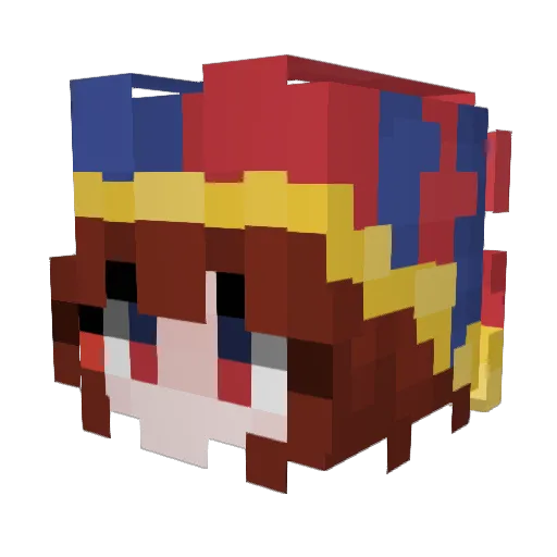 pleasedead666 Minecraft avatar head, 3D render