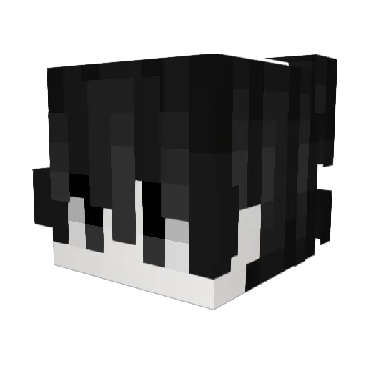 pleasin Minecraft avatar head, 3D render