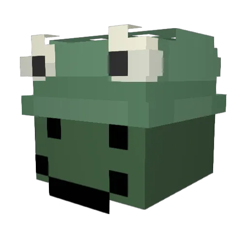plechy12 Minecraft avatar head, 3D render