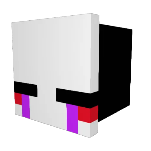 pleiadesi Minecraft avatar head, 3D render
