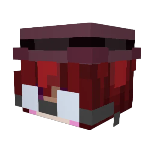 plexy_y Minecraft avatar head, 3D render