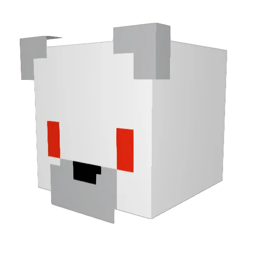 plixxilp Minecraft avatar head, 3D render