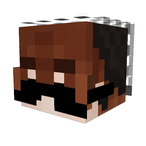 plizzixx Minecraft avatar head, 3D render