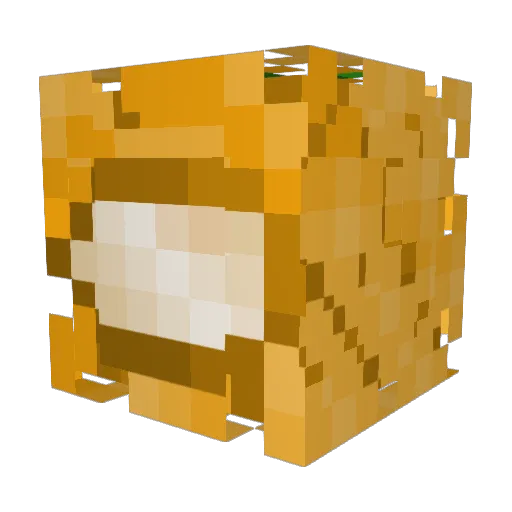 plneple Minecraft avatar head, 3D render
