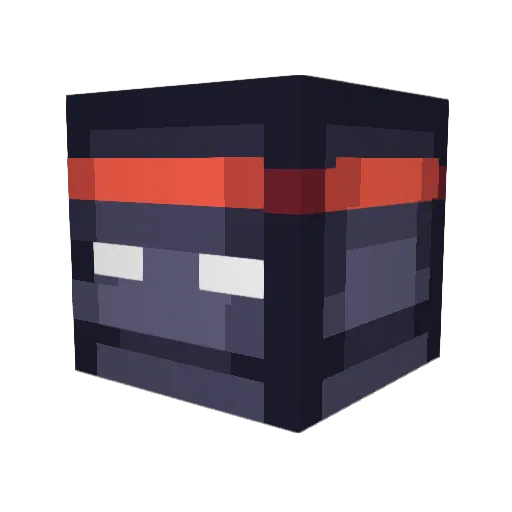 plombiree Minecraft avatar head, 3D render