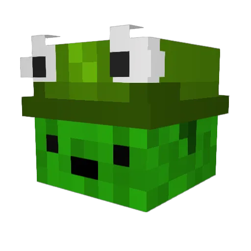 plonkly Minecraft avatar head, 3D render