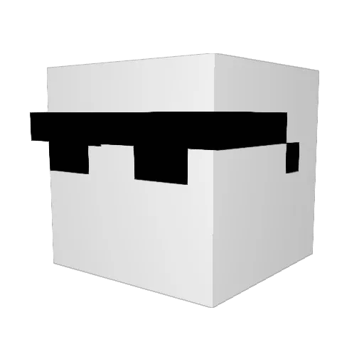 ploof168 Minecraft avatar head, 3D render