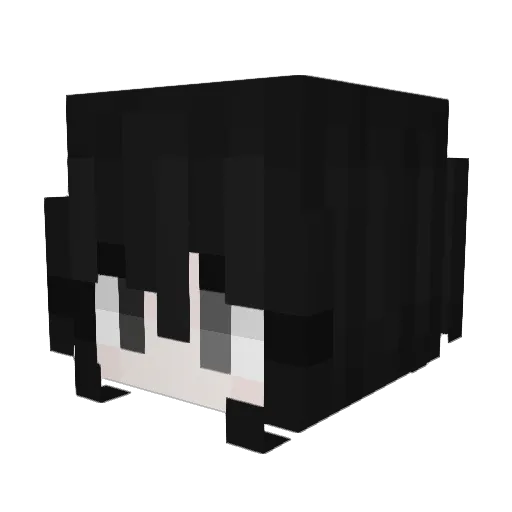 plooful Minecraft avatar head, 3D render