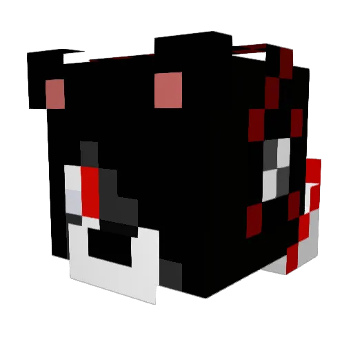 plossman Minecraft avatar head, 3D render