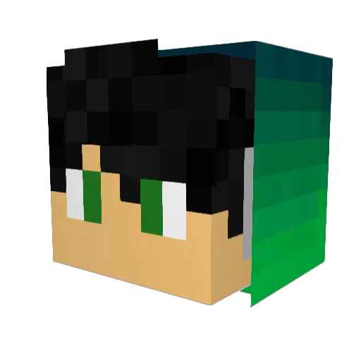 plotek7002 Minecraft avatar head, 3D render
