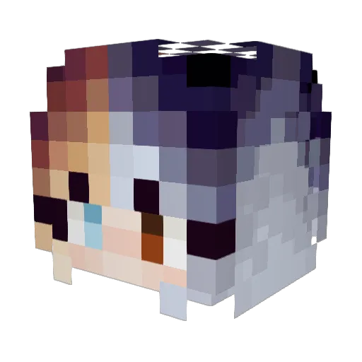 plsmoviemaker Minecraft avatar head, 3D render