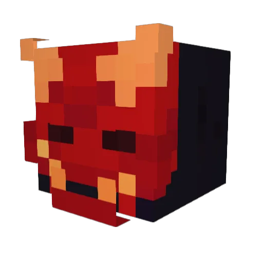 pltch Minecraft avatar head, 3D render