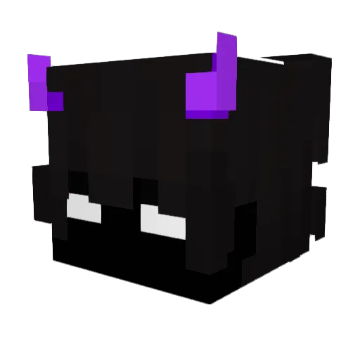 plug354 Minecraft avatar head, 3D render