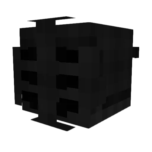 plug44 Minecraft avatar head, 3D render