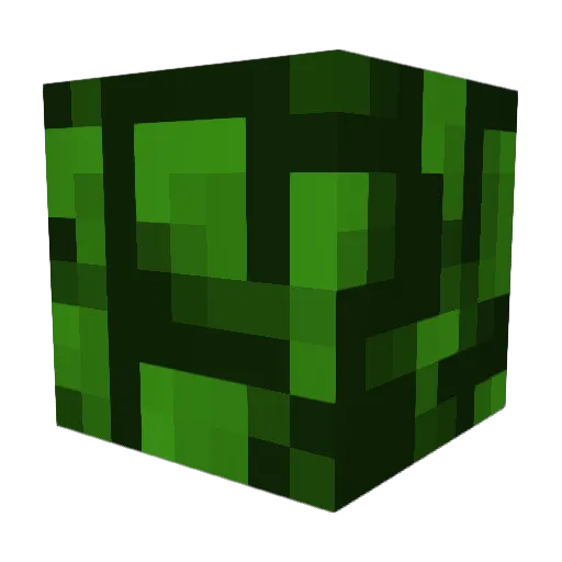 plumberrr Minecraft avatar head, 3D render