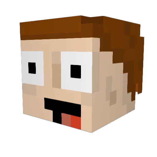 plumbusenchilada Minecraft avatar head, 3D render