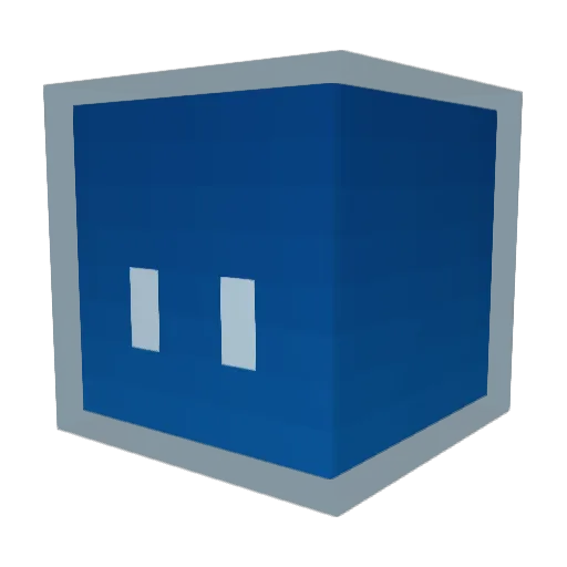 plumdark Minecraft avatar head, 3D render