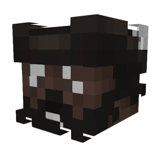 plumfricker Minecraft avatar head, 3D render