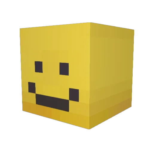 plumspapper Minecraft avatar head, 3D render
