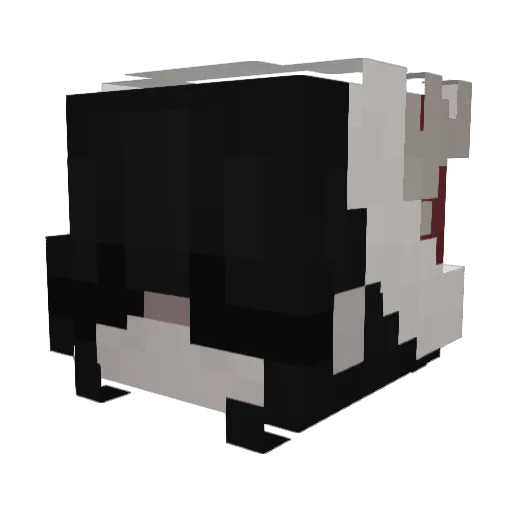 plunni Minecraft avatar head, 3D render