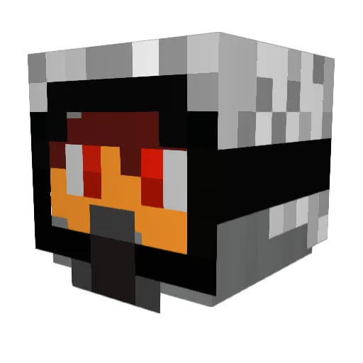 plutoboy26 Minecraft avatar head, 3D render
